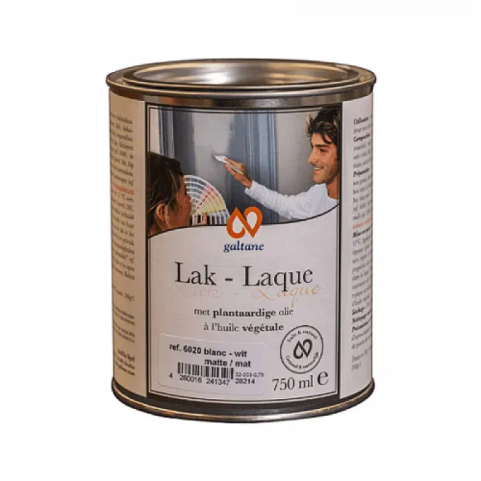 Laque mate blanche medium